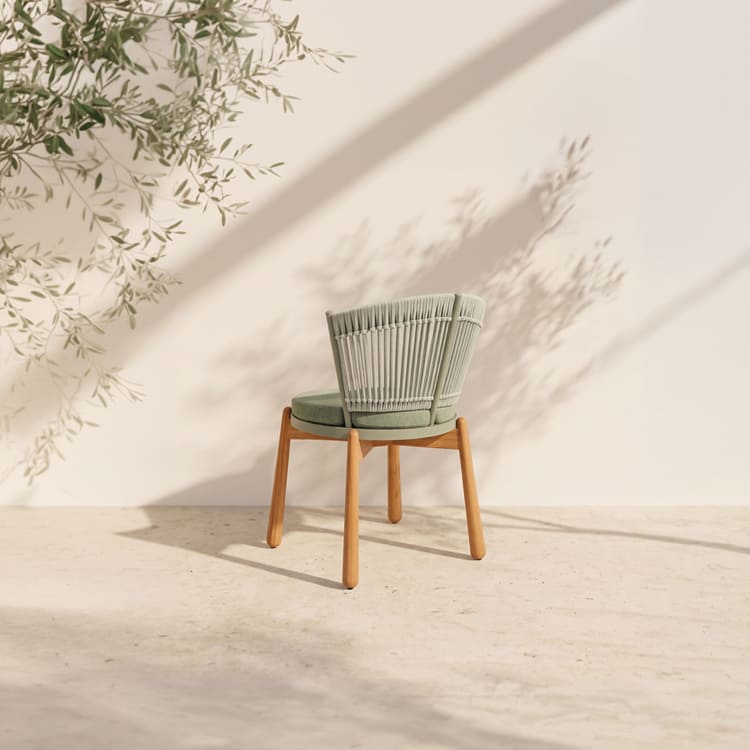 turtle chair armless teak legs